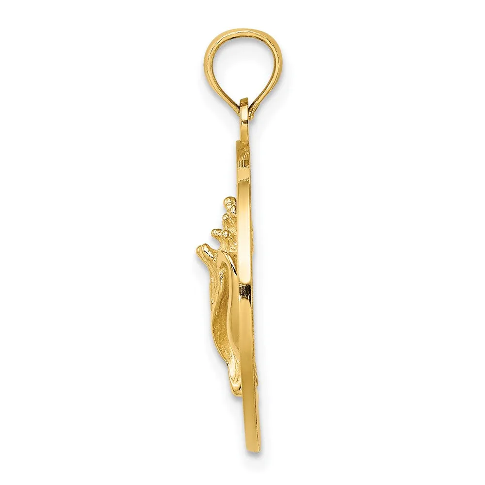 14K CAPE MAY w/ Conch Shell Charm
