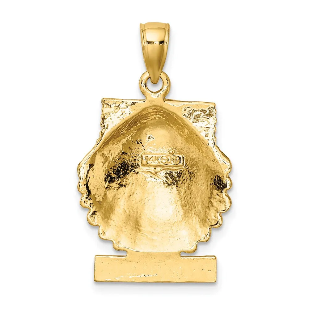 14K MARCO IS. Scallop Shell Charm
