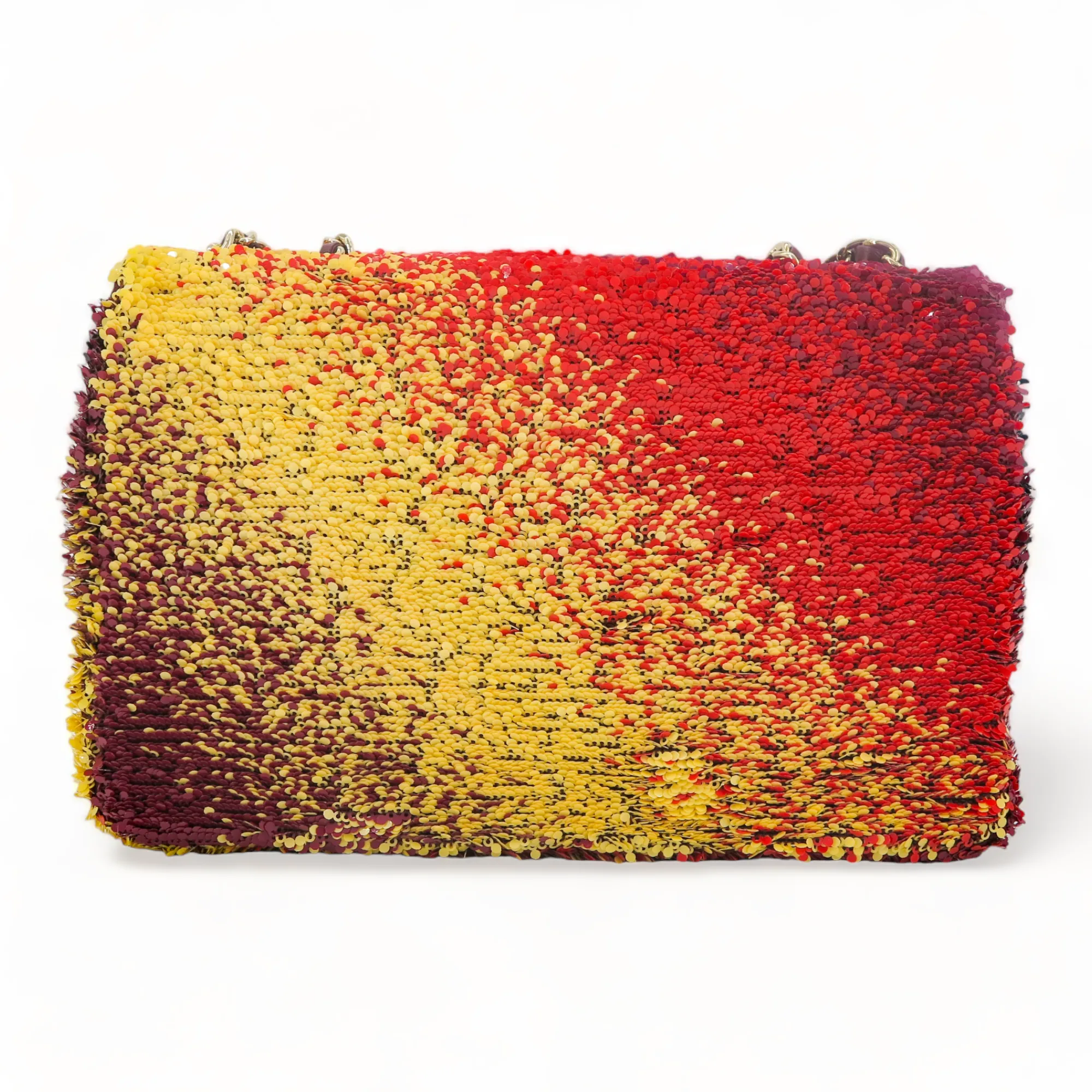 23A Sunset Shaded Sequin Mini Flap Bag