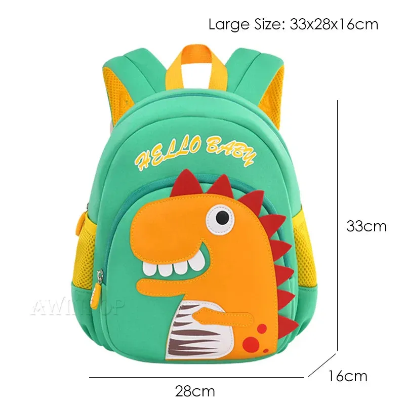 3D Dinosaur School Backpacks