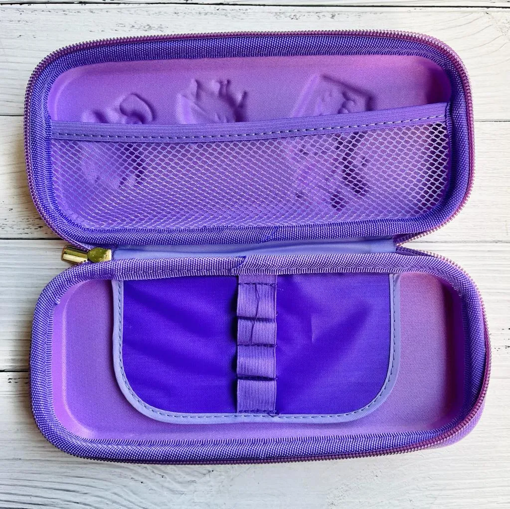 3D Girl Doll Design Hardcase Stationary Pouch for Kids