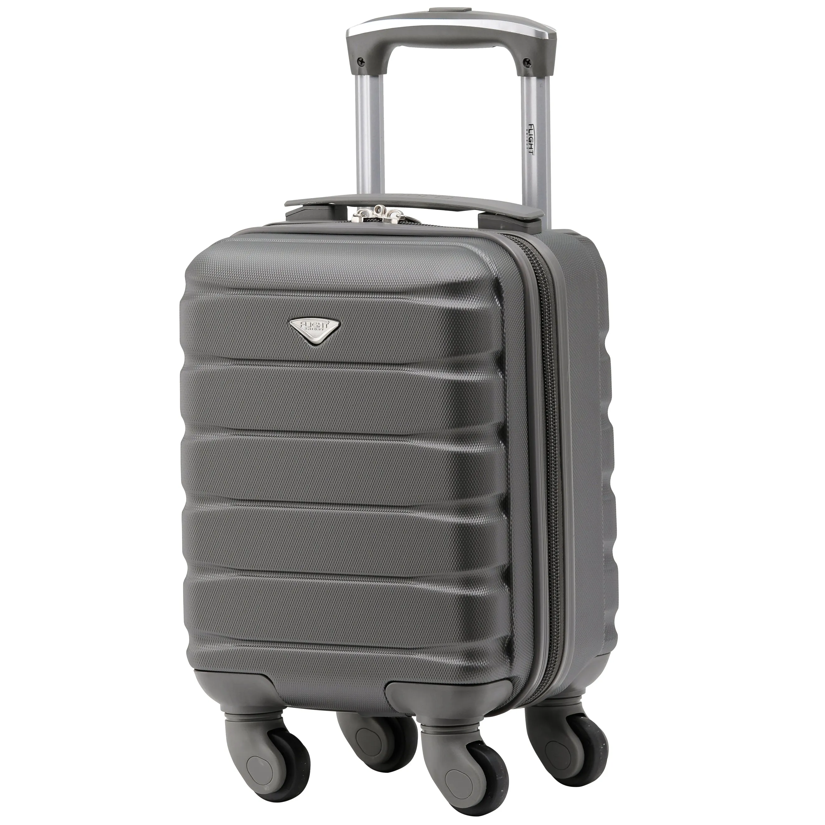40x20x25cm Lightweight 4 Wheel ABS Hard Case Cabin Carry On Hand Luggage 100  Approved Airlines Including BA, easyJet & Maximum Size for Ryanair