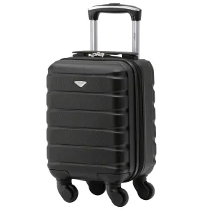 40x20x25cm Lightweight 4 Wheel ABS Hard Case Cabin Carry On Hand Luggage 100  Approved Airlines Including BA, easyJet & Maximum Size for Ryanair