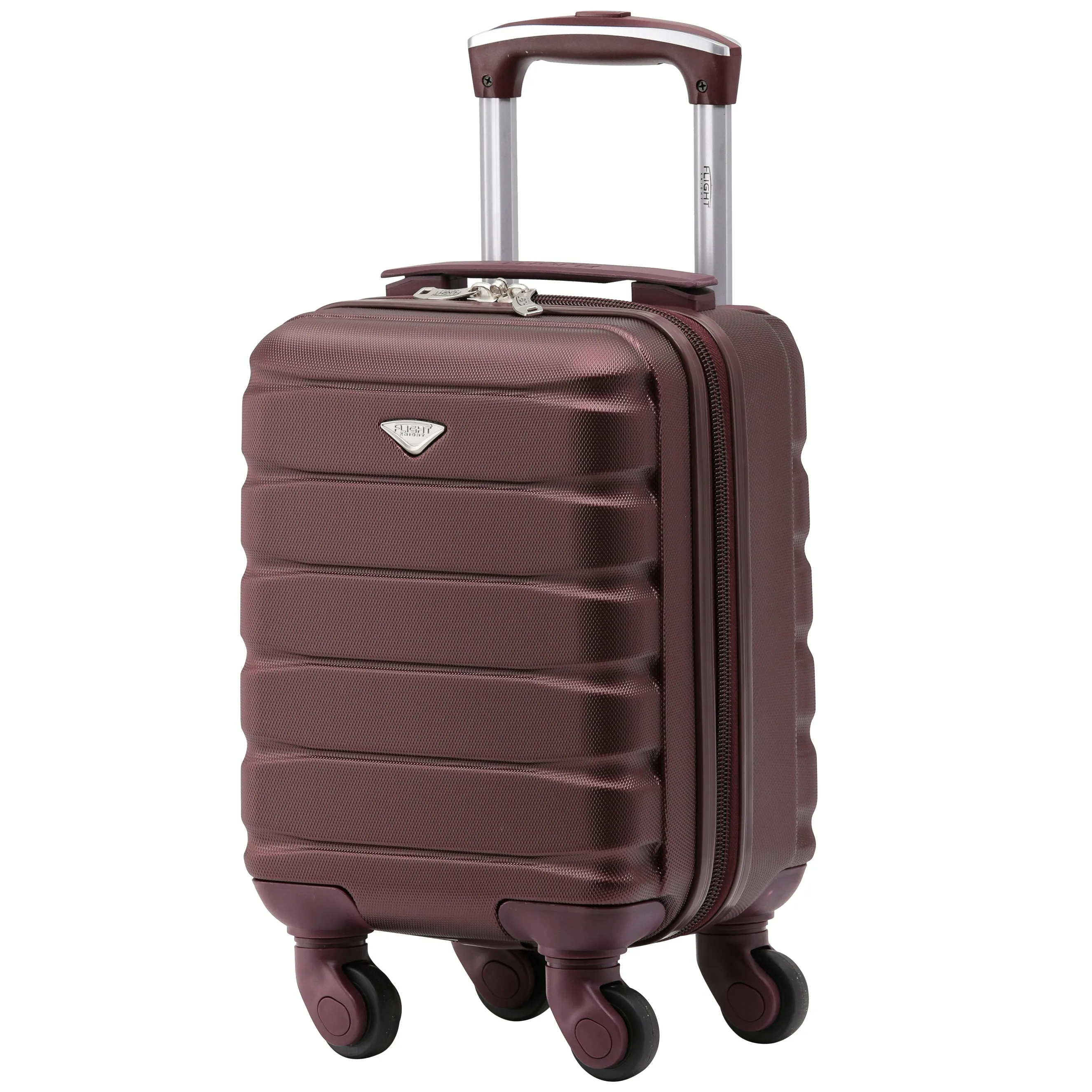 40x20x25cm Lightweight 4 Wheel ABS Hard Case Cabin Carry On Hand Luggage 100  Approved Airlines Including BA, easyJet & Maximum Size for Ryanair