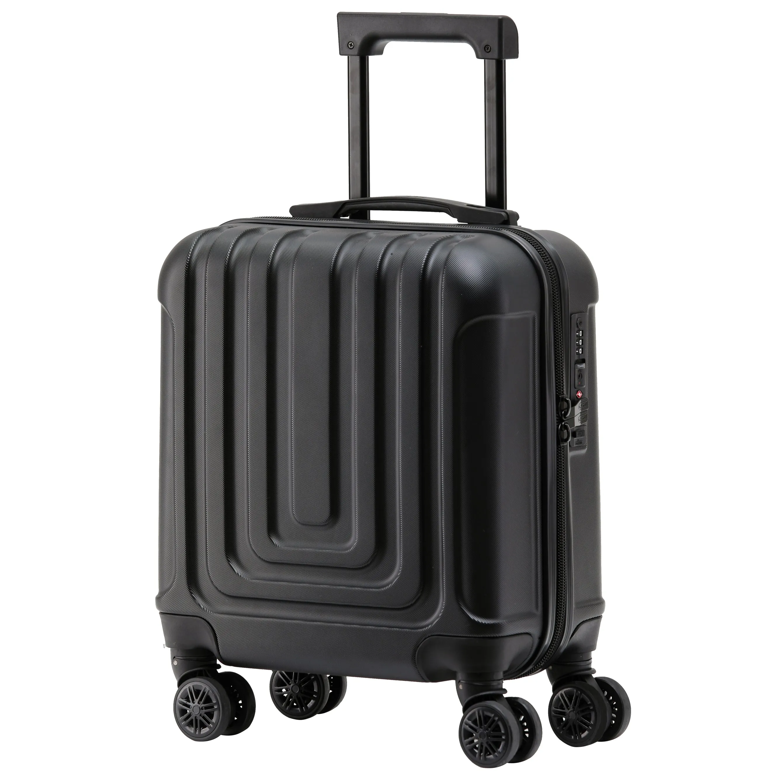 45x36x20cm Premium Hard Shell Lightweight Cabin Suitcase - 8 Spinner Wheels - Built-in TSA Lock & USB Port - Luggage Approved for Over 100 Airlines Including easyJet Underseat