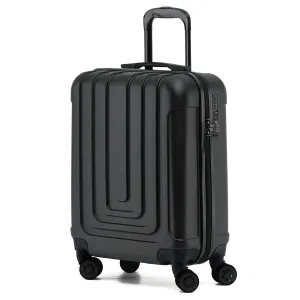 45x36x20cm Premium Hard Shell Lightweight Cabin Suitcase - 8 Spinner Wheels - Built-in TSA Lock & USB Port - Luggage Approved for Over 100 Airlines Including easyJet Underseat