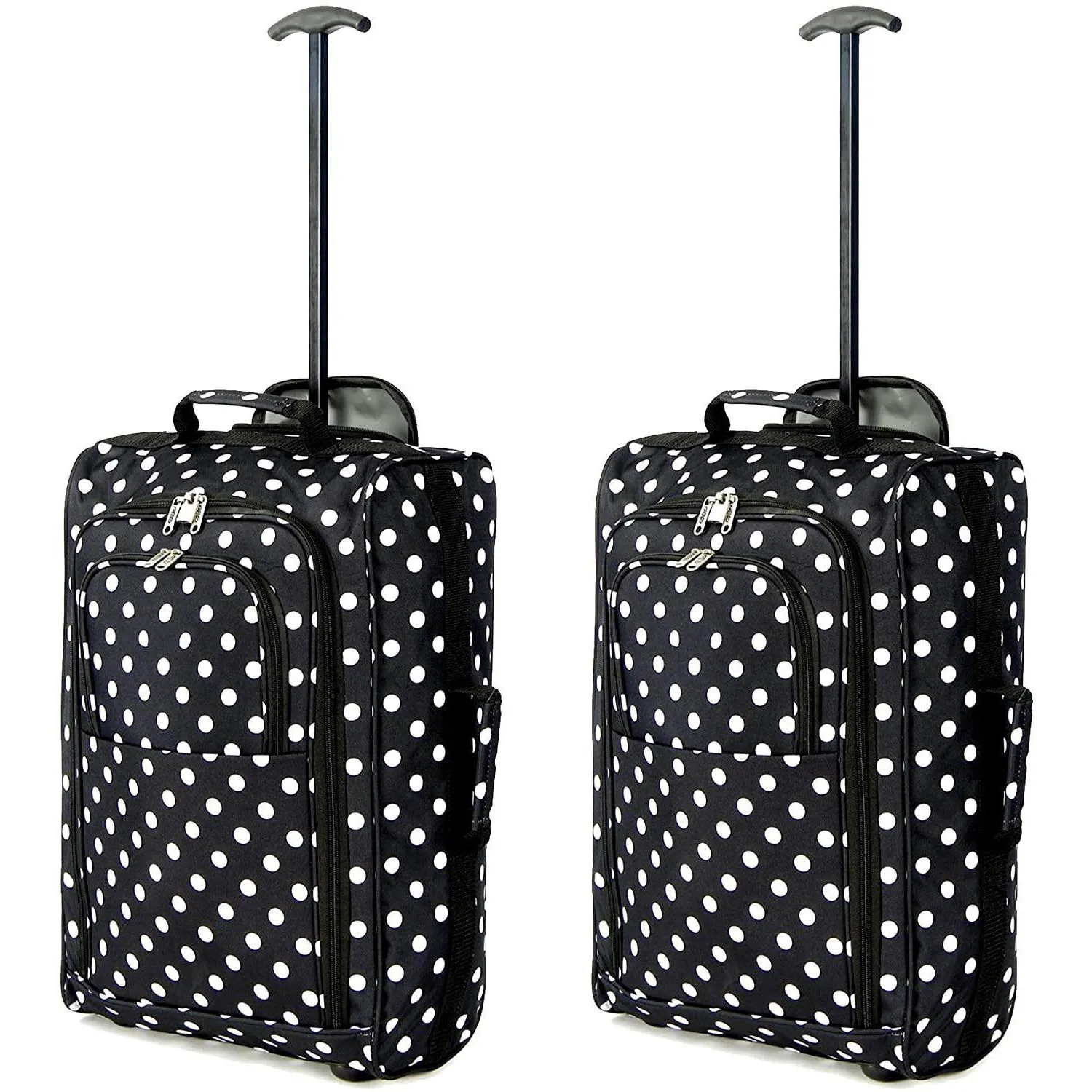 5 Cities (55x35x20cm) Lightweight Cabin Hand Luggage (x2), Approved For Ryanair/easyJet/British Airways and more!