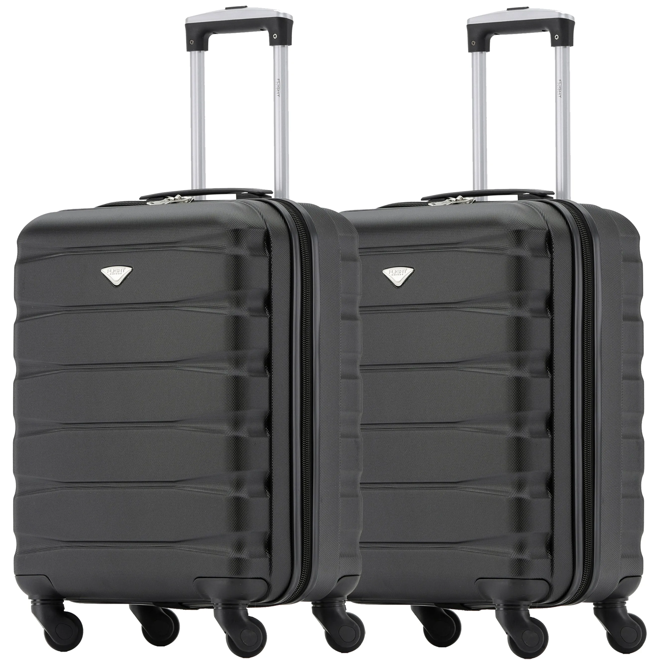55x40x23cm Maximum Size Lufthansa Lightweight 4 Wheel ABS Hard Cabin Suitcase