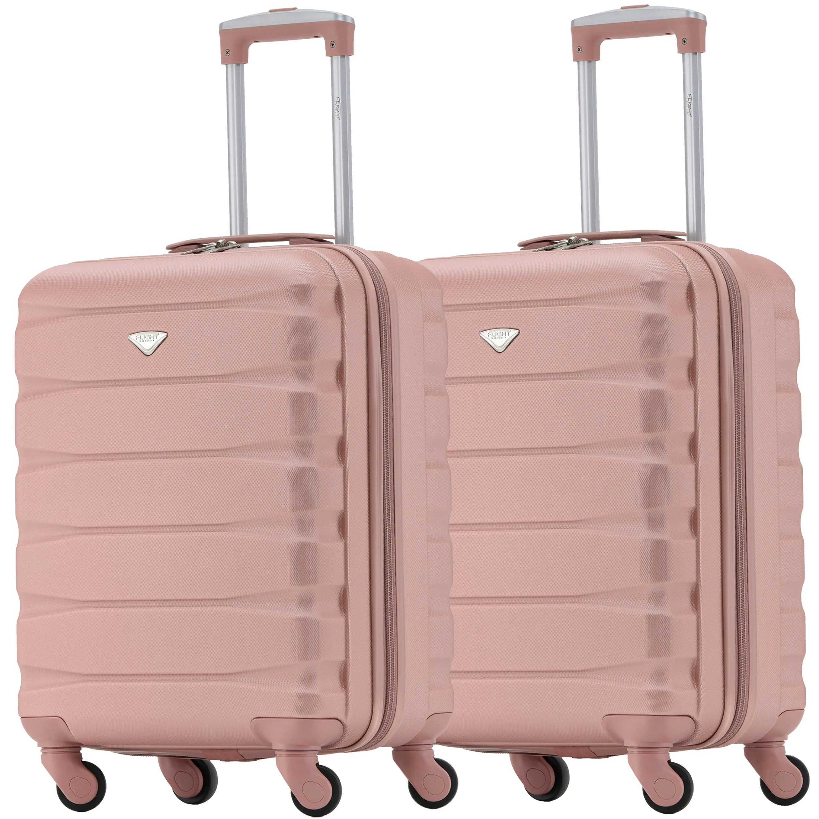55x40x23cm Maximum Size Lufthansa Lightweight 4 Wheel ABS Hard Cabin Suitcase