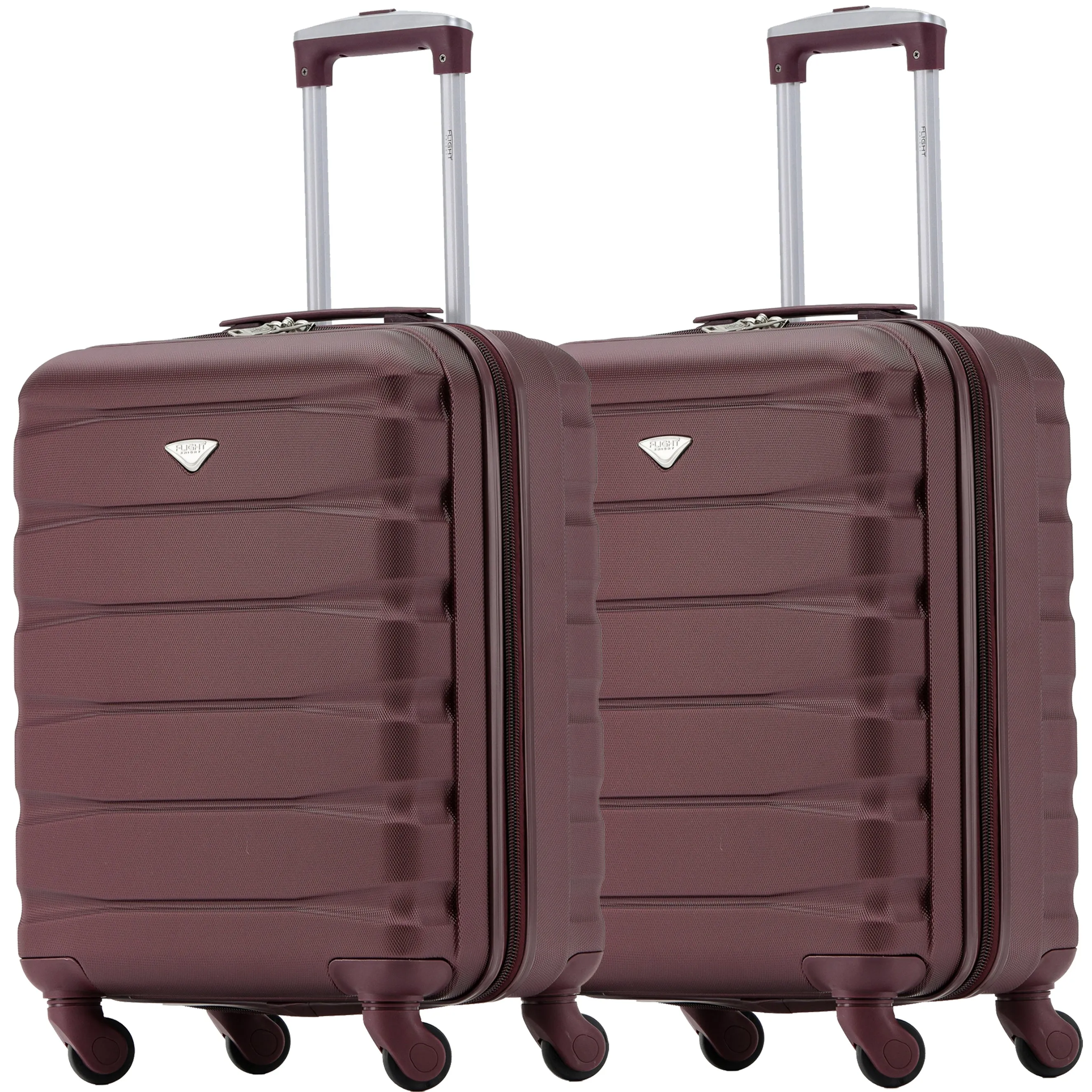 55x40x23cm Maximum Size Lufthansa Lightweight 4 Wheel ABS Hard Cabin Suitcase