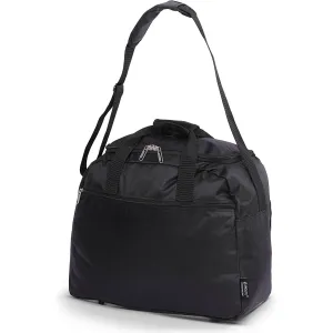 Aerolite (45x36x20cm) New and Improved 2024 Easyjet Maximum Size Holdall Cabin Luggage Under Seat Flight Bag, Black