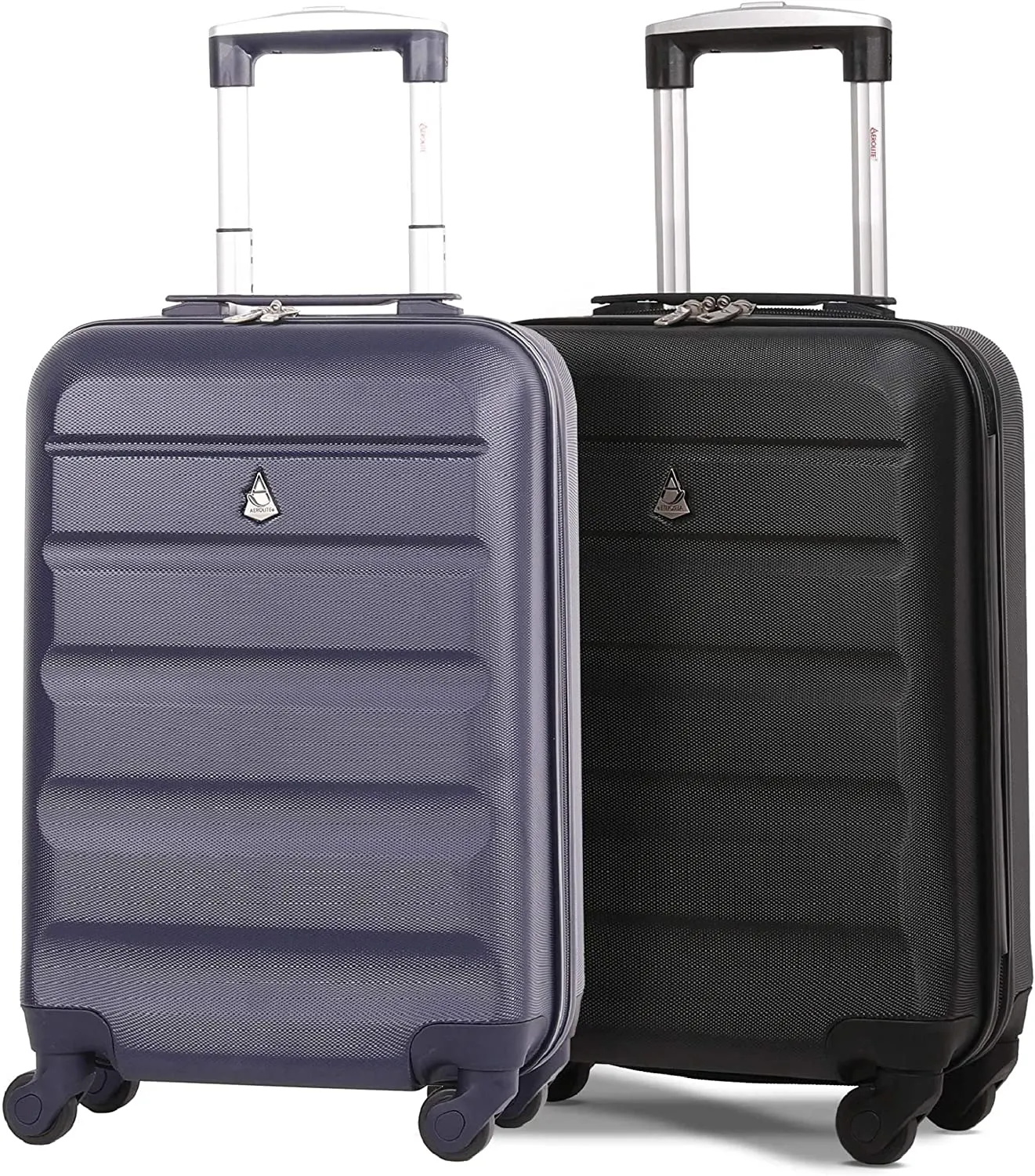 Aerolite (55x35x20cm) Lightweight Hard Shell Cabin Hand Luggage (x2 Set)