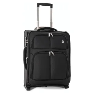 Aerolite (55x40x20cm) Lightweight Cabin Hand Luggage 2 Wheels, Maximum Possible Allowance For Ryanair