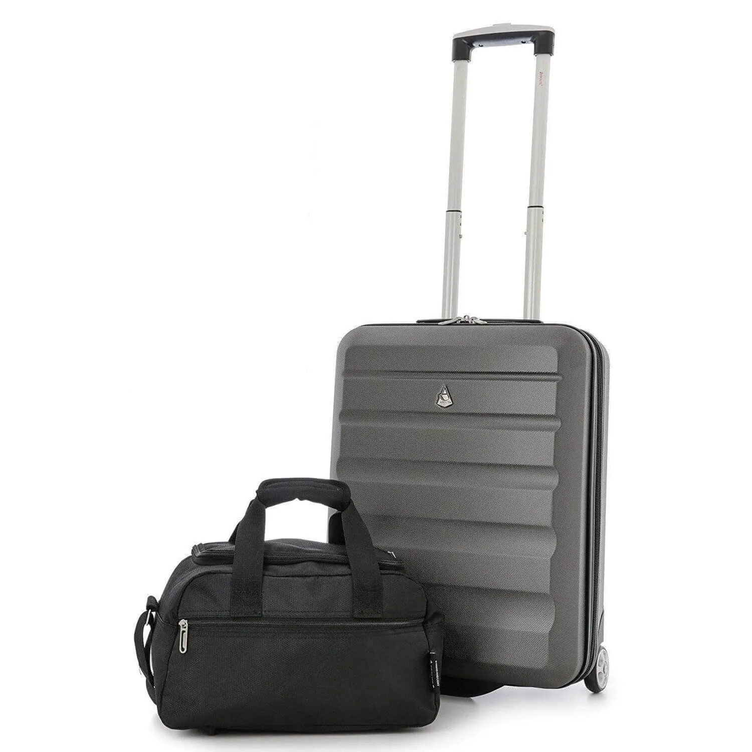 Aerolite (55x40x20cm) Ryanair Maximum Allowance 40L Lightweight Hard Shell Cabin Hand Luggage, Also Approved for easyJet, British Airways, Jet2 and More