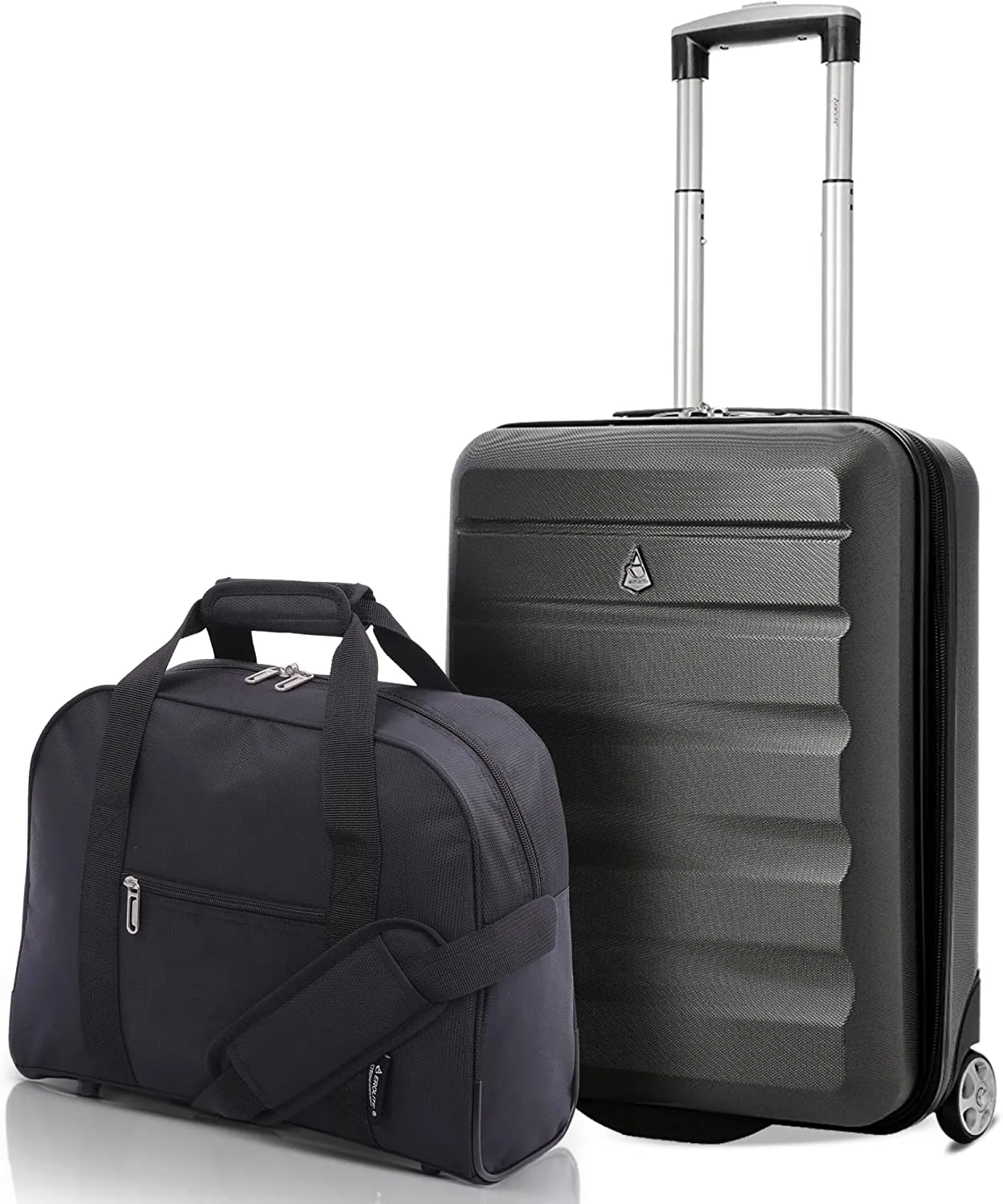 Aerolite (55x40x20cm) Ryanair Maximum Allowance 40L Lightweight Hard Shell Cabin Hand Luggage, Also Approved for easyJet, British Airways, Jet2 and More