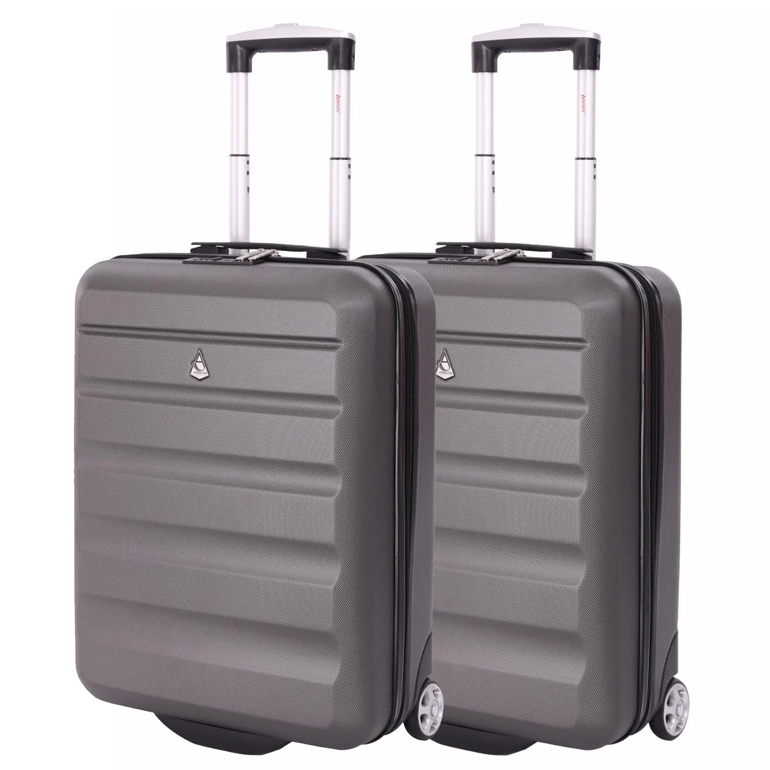 Aerolite (55x40x20cm) Ryanair Maximum Allowance 40L Lightweight Hard Shell Cabin Hand Luggage, Also Approved for easyJet, British Airways, Jet2 and More