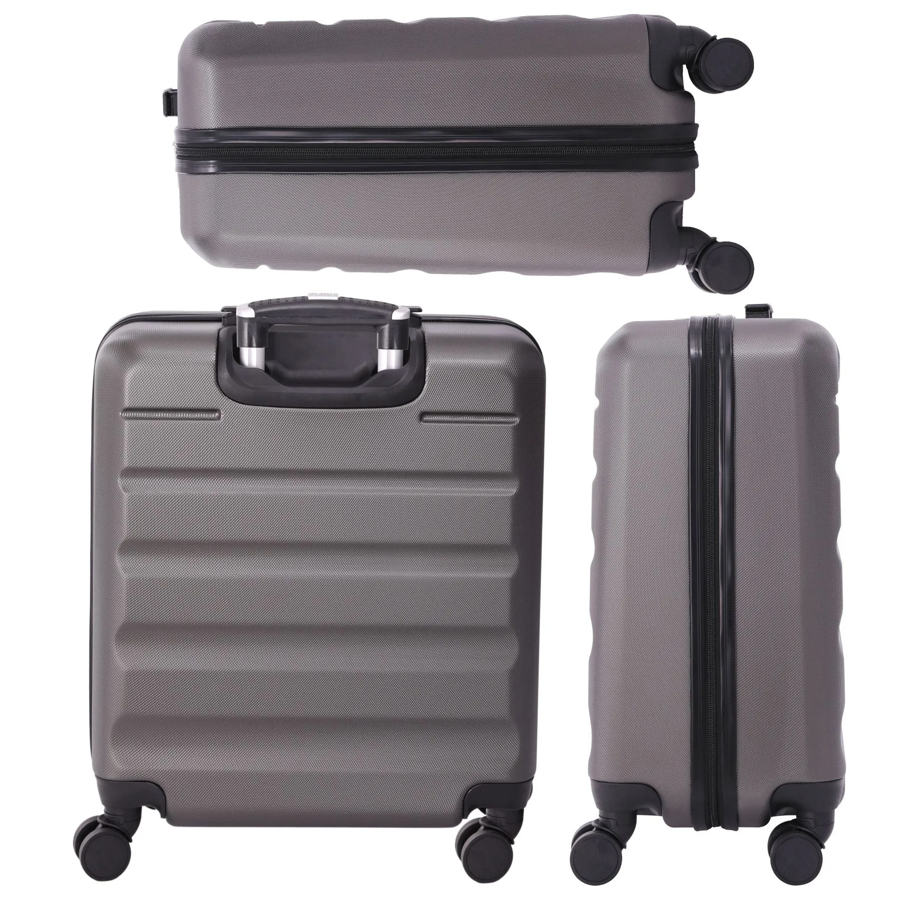 Aerolite (56x45x25cm) Easyjet Maximum Lightweight Hard Shell Cabin Hand Luggage, Maximum Possible Allowance for EasyJet & British Airways