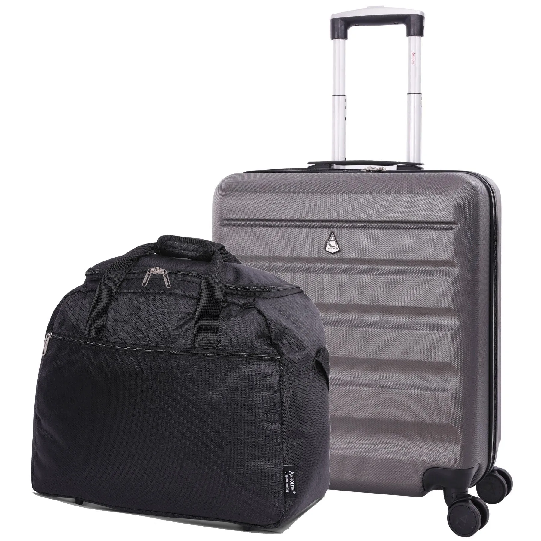 Aerolite (56x45x25cm) Easyjet Maximum Lightweight Hard Shell Cabin Hand Luggage, Maximum Possible Allowance for EasyJet & British Airways
