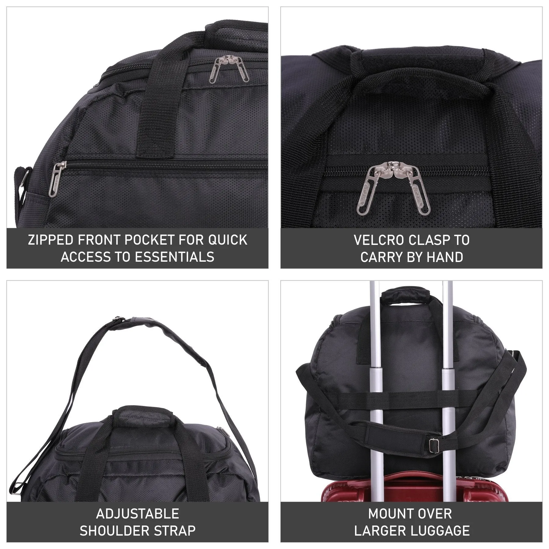 Aerolite (56x45x25cm) Easyjet Maximum Lightweight Hard Shell Cabin Hand Luggage, Maximum Possible Allowance for EasyJet & British Airways