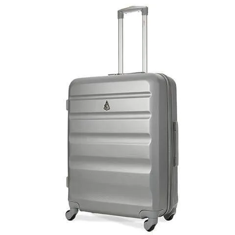 Aerolite Medium 25" Lightweight Hard Shell Luggage Suitcase with 4 Spinner Wheels for 360 Degree Manoeuvrability, 69x50x27cm