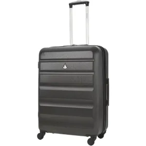 Aerolite Medium 25" Lightweight Hard Shell Luggage Suitcase with 4 Spinner Wheels for 360 Degree Manoeuvrability, 69x50x27cm