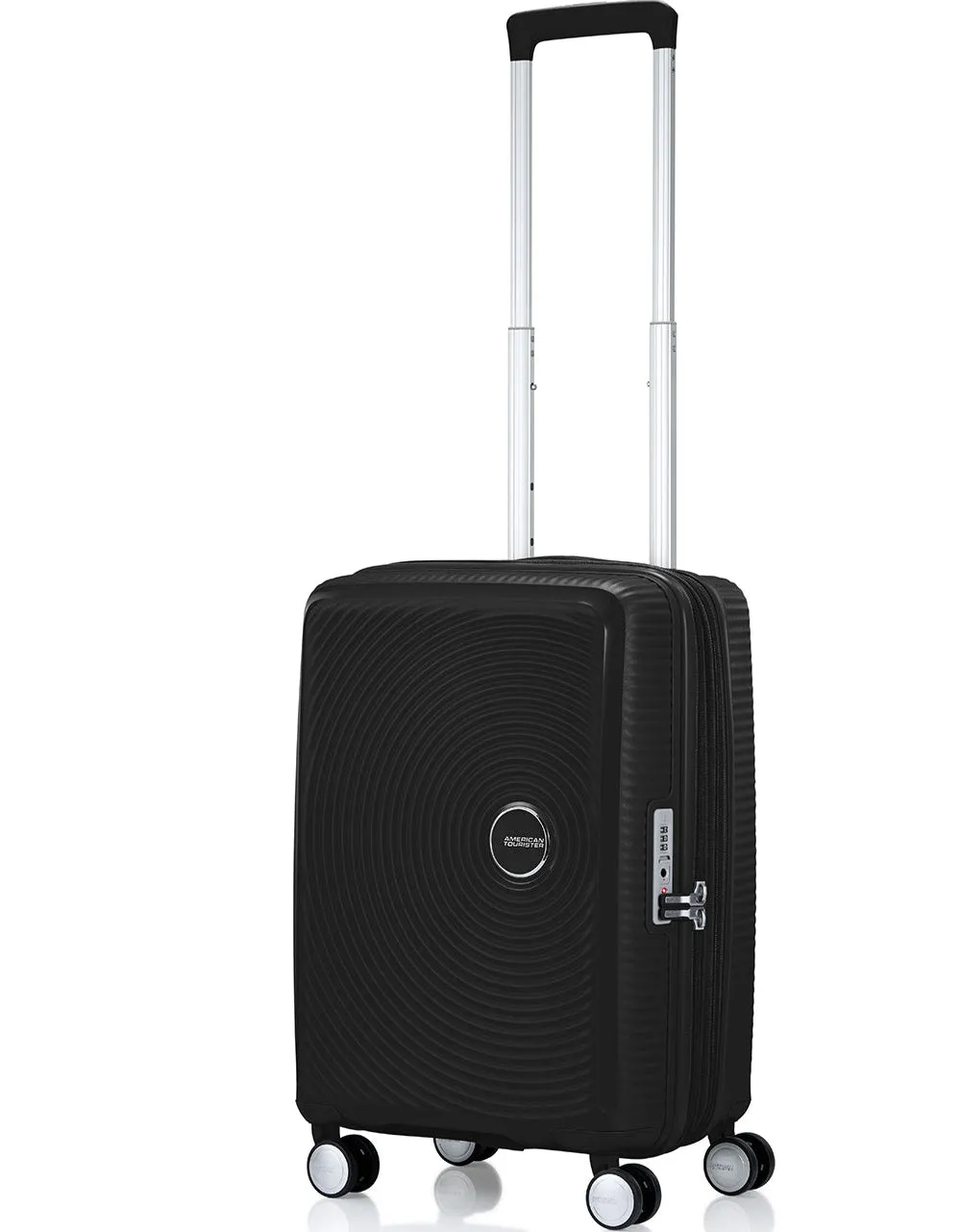 American Tourister Curio 2 expandable 4W cabin spinner 55cm BLACK