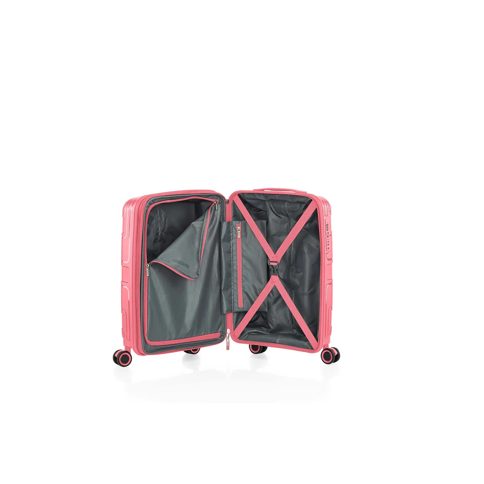 American Tourister Light Max 55cm Carry-On Suitcase Pink Blush