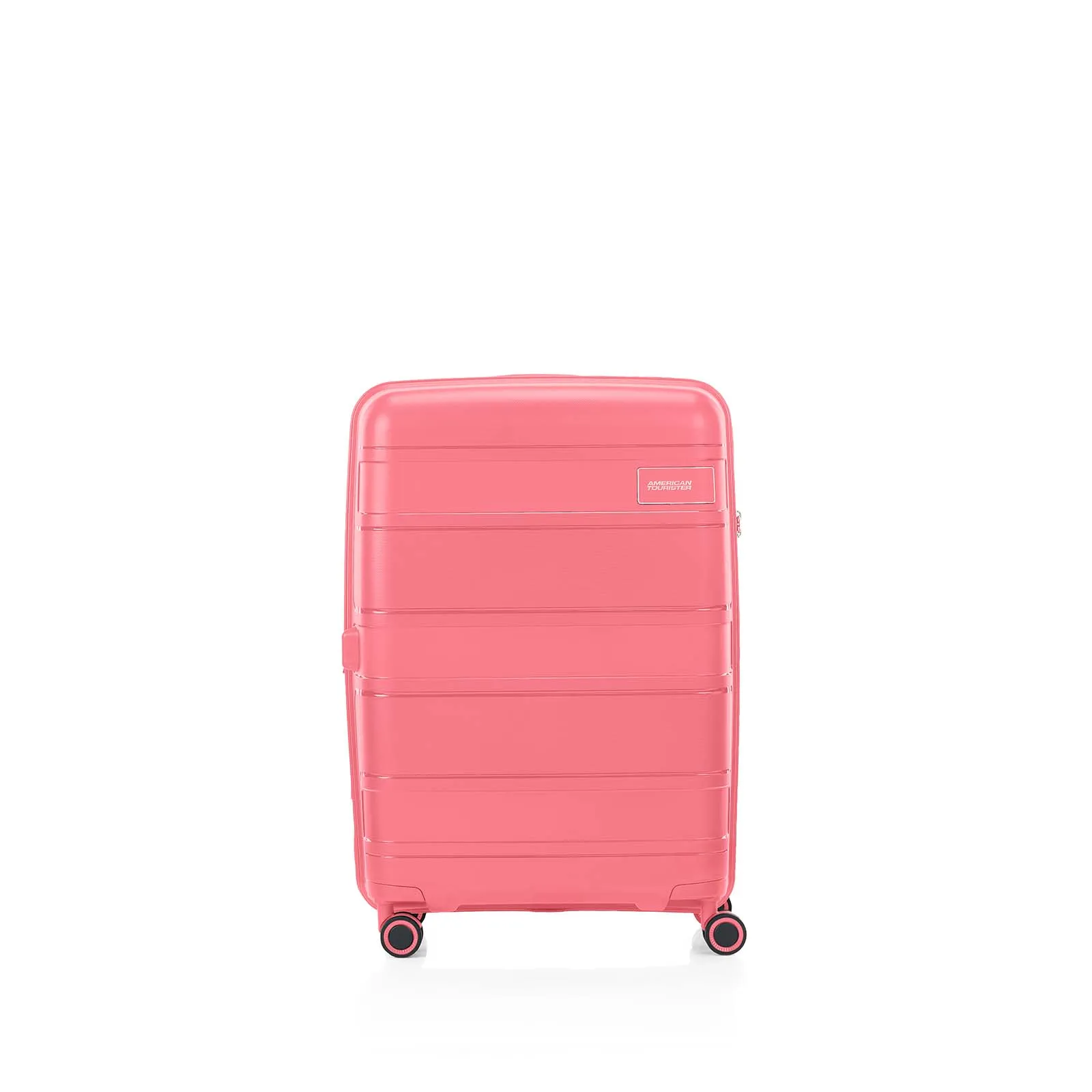 American Tourister Light Max 69cm Suitcase Pink Blush