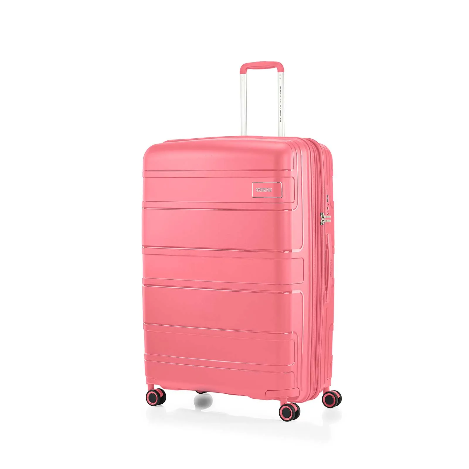 American Tourister Light Max 82cm Suitcase Pink Blush
