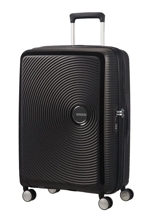 American Tourister Soundbox 4 Wheel 67 cm Medium Spinner Expandable Suitcase