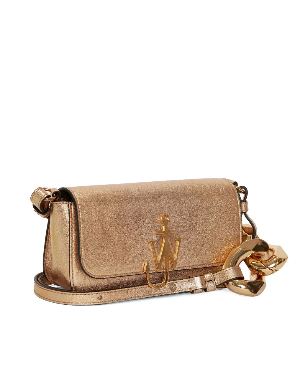 Anchor Chain Baguette in Gold