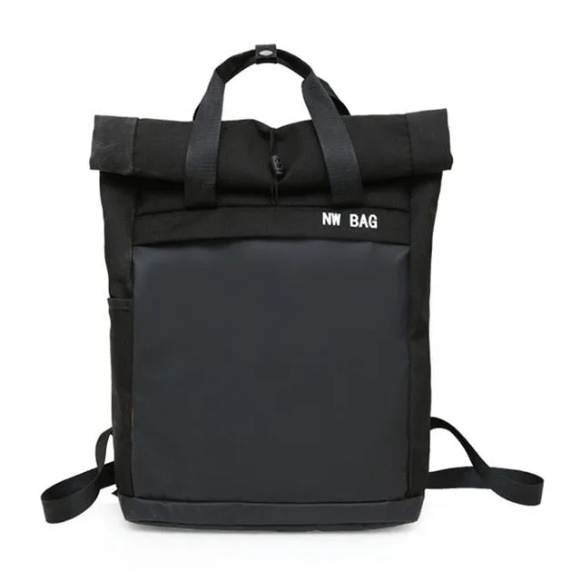 Backpack Fashion Casual Unisex Trend Simple Travel Bag