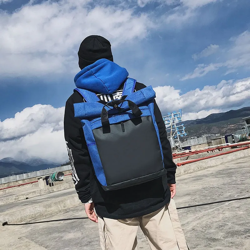 Backpack Fashion Casual Unisex Trend Simple Travel Bag
