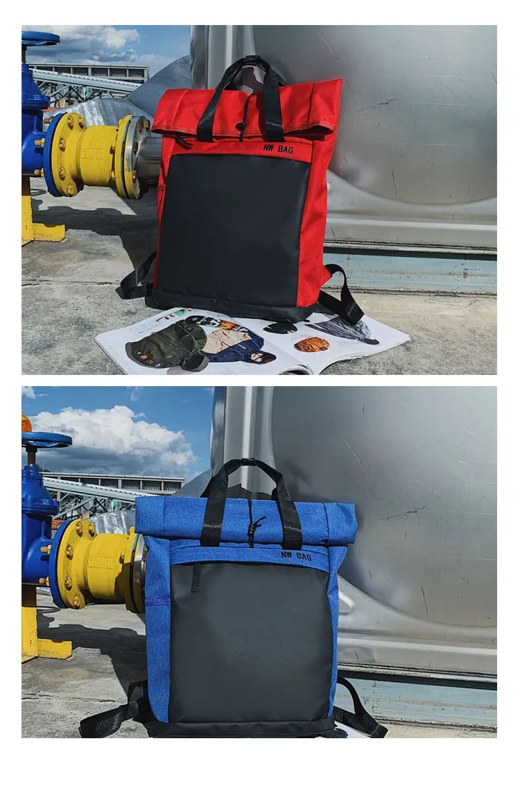 Backpack Fashion Casual Unisex Trend Simple Travel Bag
