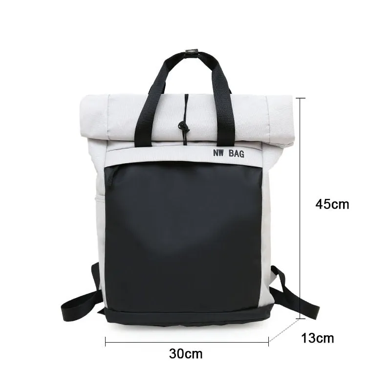 Backpack Fashion Casual Unisex Trend Simple Travel Bag
