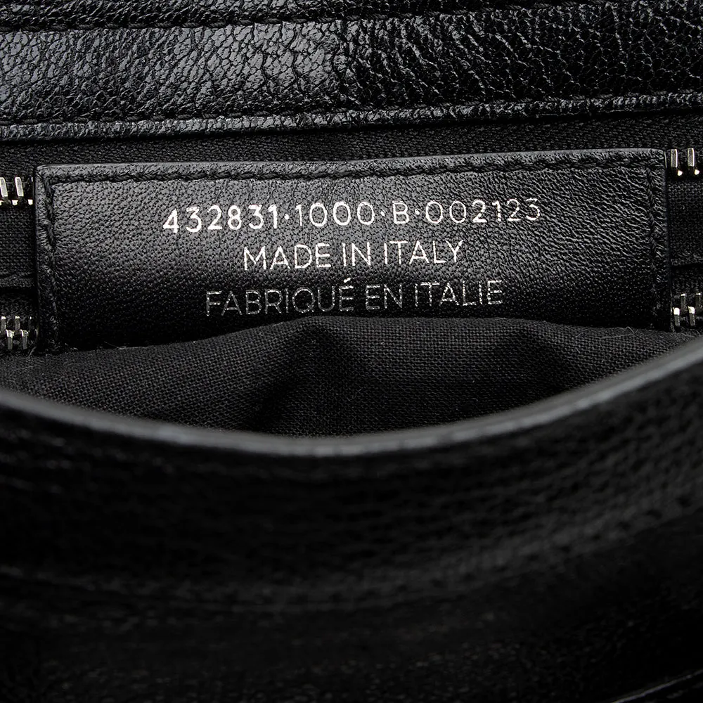 Balenciaga Chevre Metallic Edge City Small Satchel (SHF-21084)