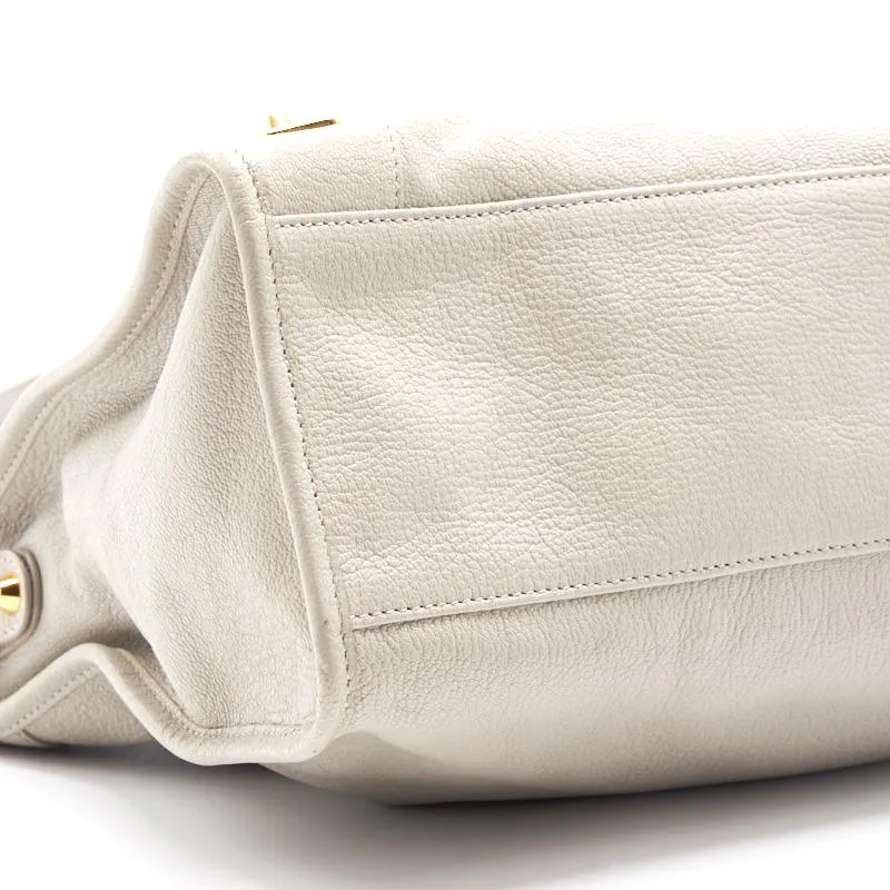 Balenciaga Classic Metallic Edge City White