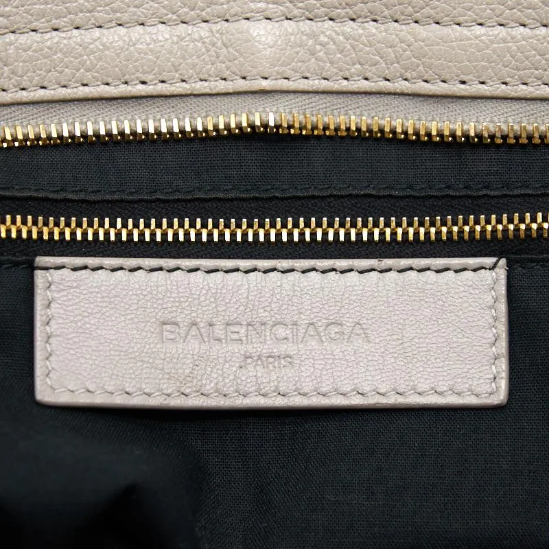 Balenciaga Classic Metallic Edge City White