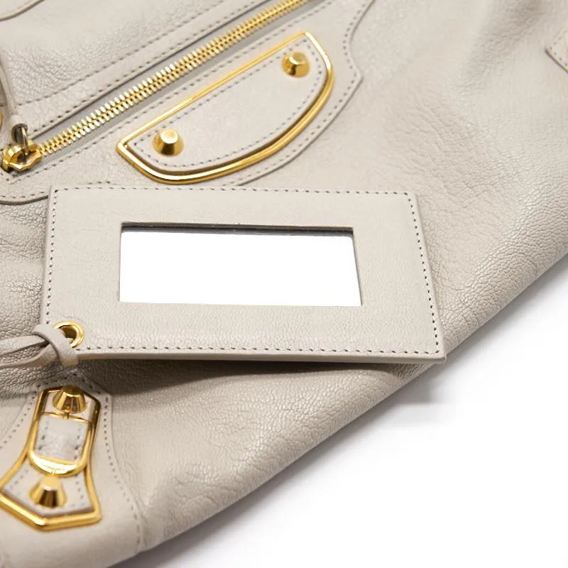 Balenciaga Classic Metallic Edge City White