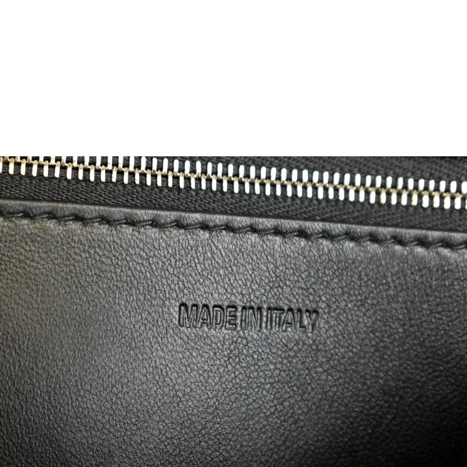 BALENCIAGA Treize Leather Shoulder Bag Metallic Silver