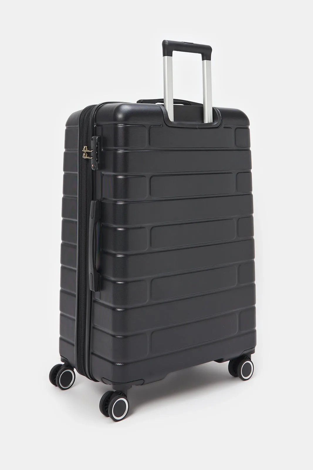 Black Expandable Trolley Luggage (28 Inch)