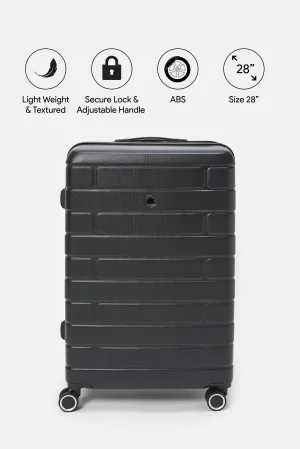 Black Expandable Trolley Luggage (28 Inch)