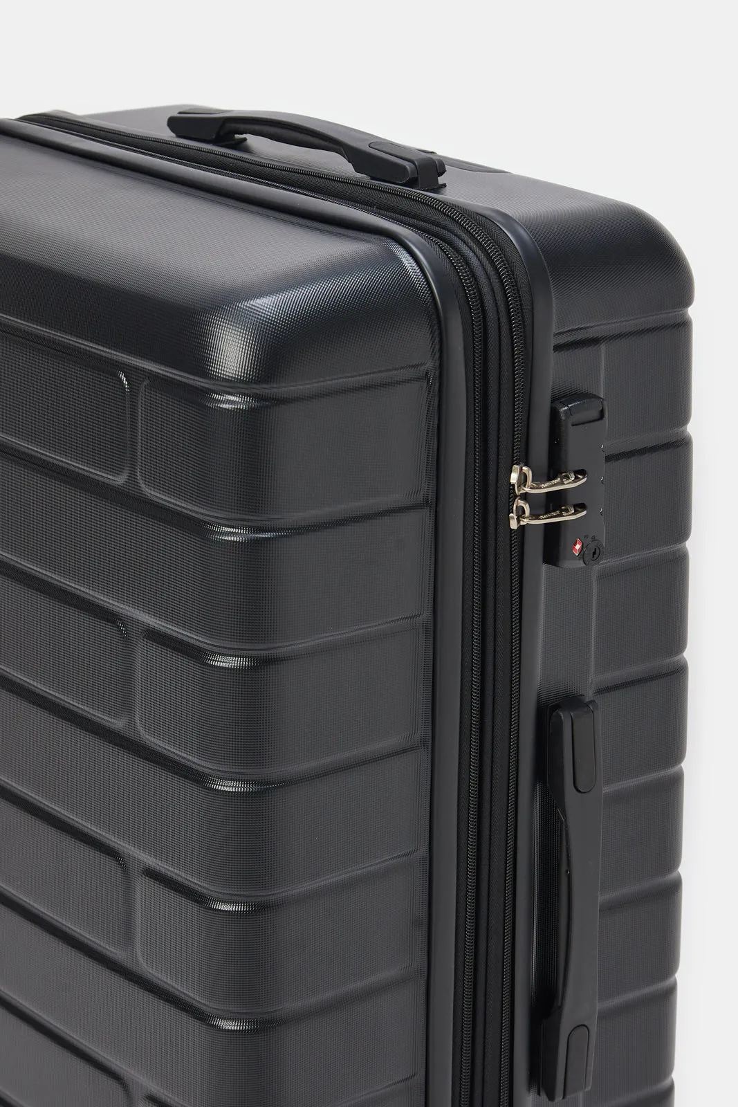 Black Expandable Trolley Luggage (28 Inch)