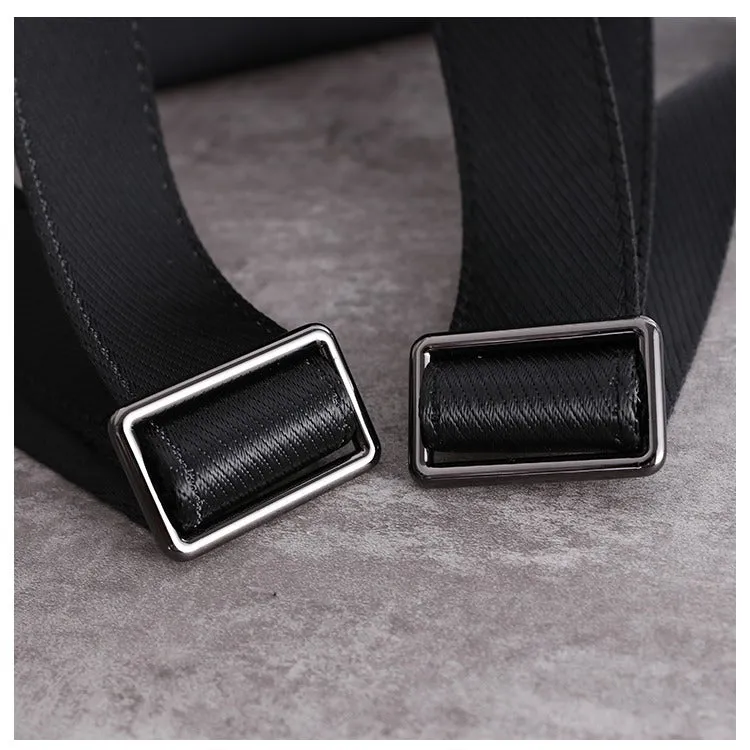 Black Leather Satchel Backpacks Womens Cute School Backpack Bag Black Leather College Rucksack for Ladies