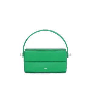 Block Mini Foldable Shoulder Bag - Green