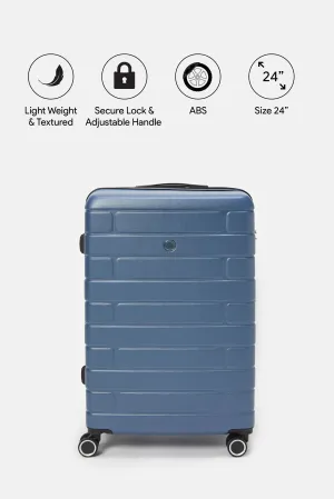 Blue Expandable Trolley Luggage (24 Inch)