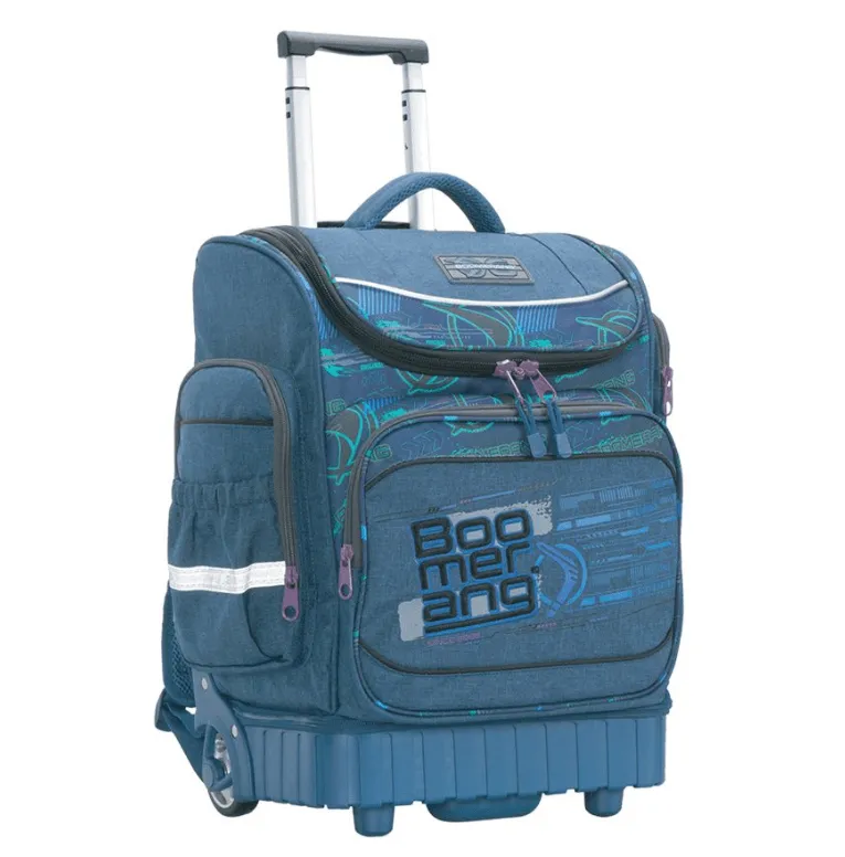 Boomerang Trolley School Bag Hard Base Extra Large
