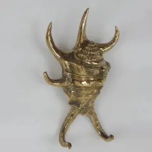 Brass Spider Shell Hook