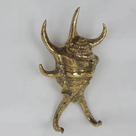 Brass Spider Shell Hook