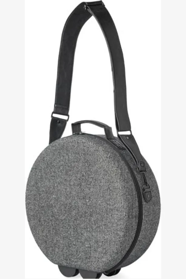 BRIXTON DONE PROPER FEDORA TRAVEL CASE - GREY/BLACK